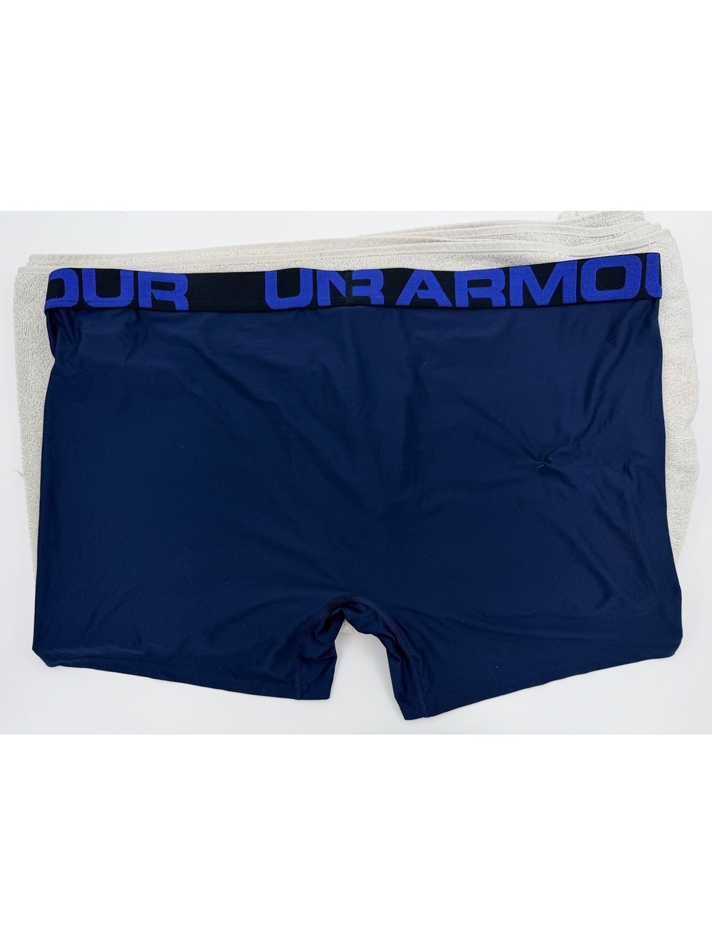 Under Armour Men's Navy Blue Boxer Briefs Size 5XL Style 135 - Picture 2 of 3